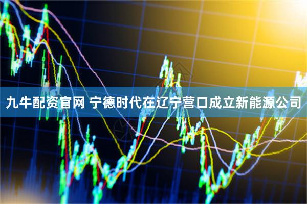 九牛配资官网 宁德时代在辽宁营口成立新能源公司