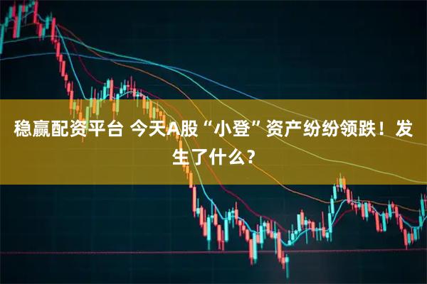 稳赢配资平台 今天A股“小登”资产纷纷领跌！发生了什么？